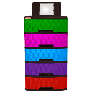 Gavetero Vanity Rattan 5N Combinado